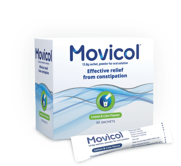 Movicol constipation relief packshot 