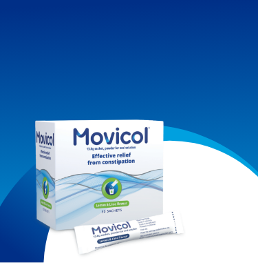 Banner image of  Movicol packshot effective constipation relief 