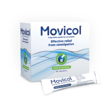 Movicol constipation relief packshot 